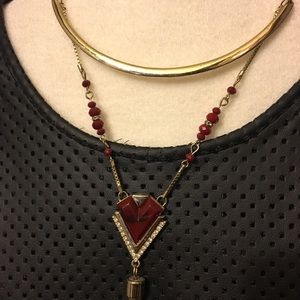 White House Black Market Tassel Necklace